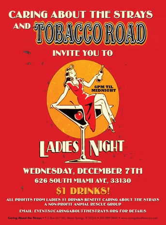 Tobacco Road Ladies Night
